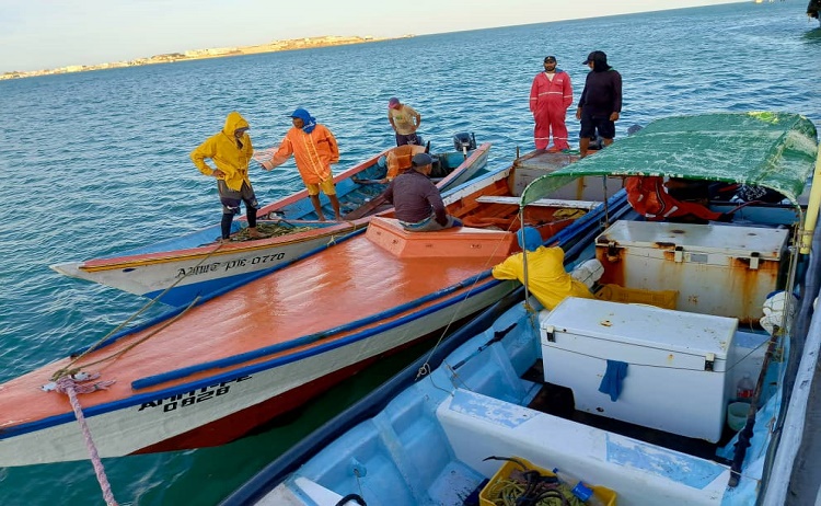 Retoman labores de búsqueda del pescador desaparecido en Paraguaná