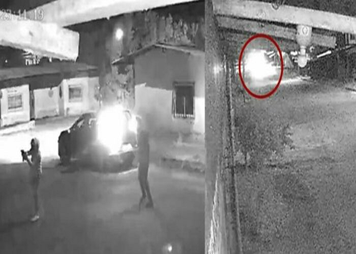 Video: Sicarios olvidan lanzar granada y se les estalla dentro del carro