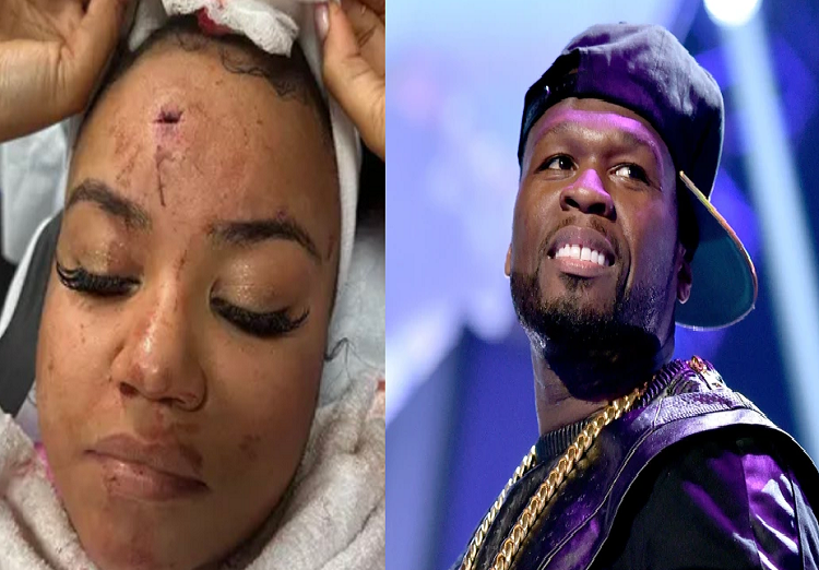 50 Cent arrojó el micrófono a la multitud y golpeó en la cara a una seguidora