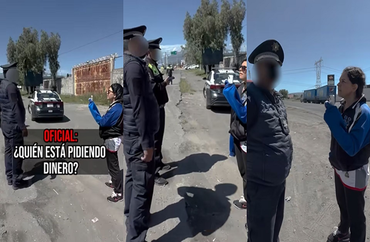 Alcaldesa disfrazada sorprendió a  policías «matraqueando» en la calle 