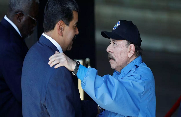 Maduro y Daniel Ortega se reunieron  en Cuba