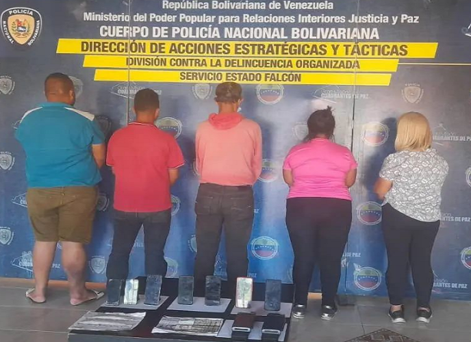 PNB Falcón detiene a cinco ciudadanos por el presunto delito de corrupción