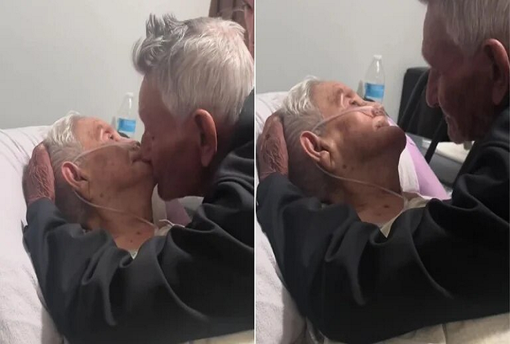 «Por allá nos vemos»: abuelo se despide de su esposa luego de 73 años juntos