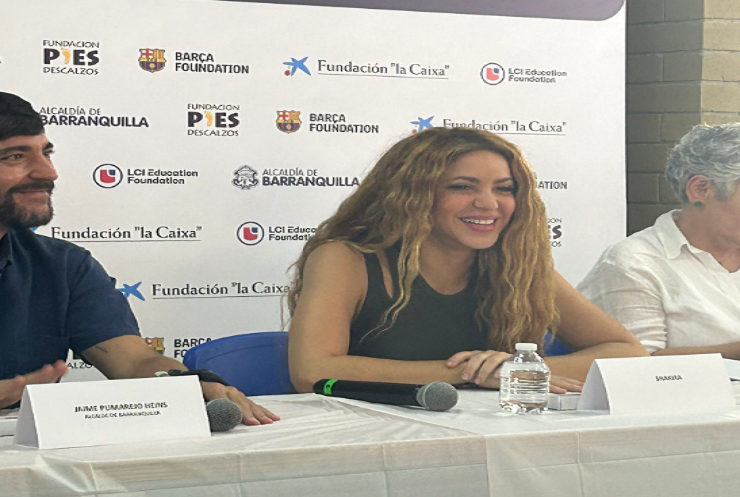 Shakira inaugura colegio en Barranquilla con su fundación «Pies Descalzos»