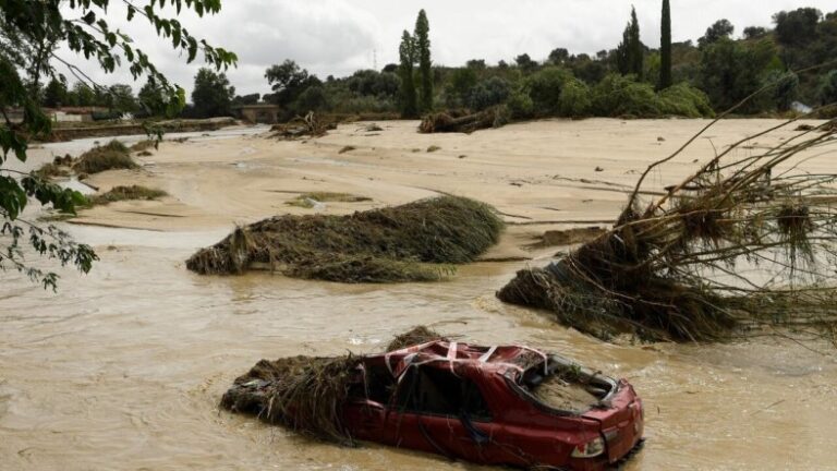 Hallan los cuerpos de dos desaparecidos por las lluvias torrenciales en España