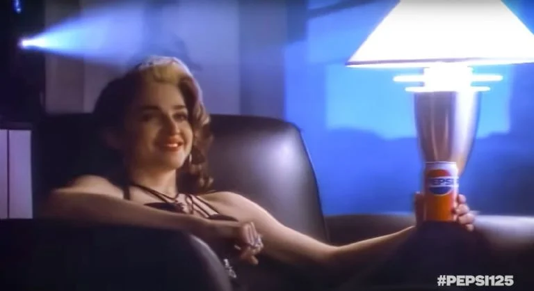 Madonna agradeció a Pepsi por emitir el comercial prohibido hace 34 años