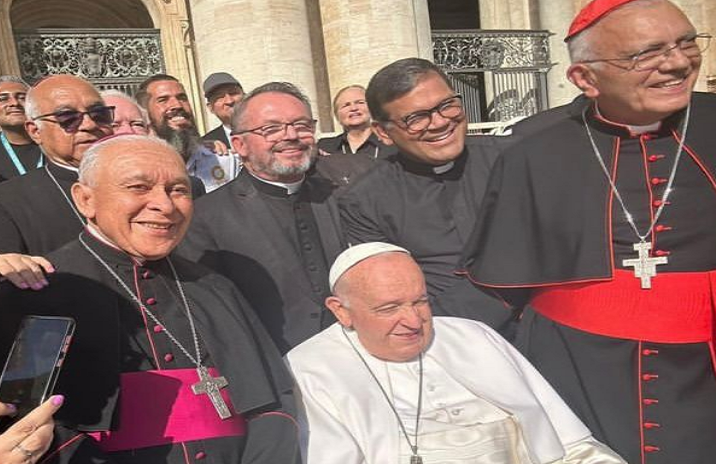 Monseñor Diego Padrón en el Vaticano para su investidura como nuevo cardenal para Venezuela