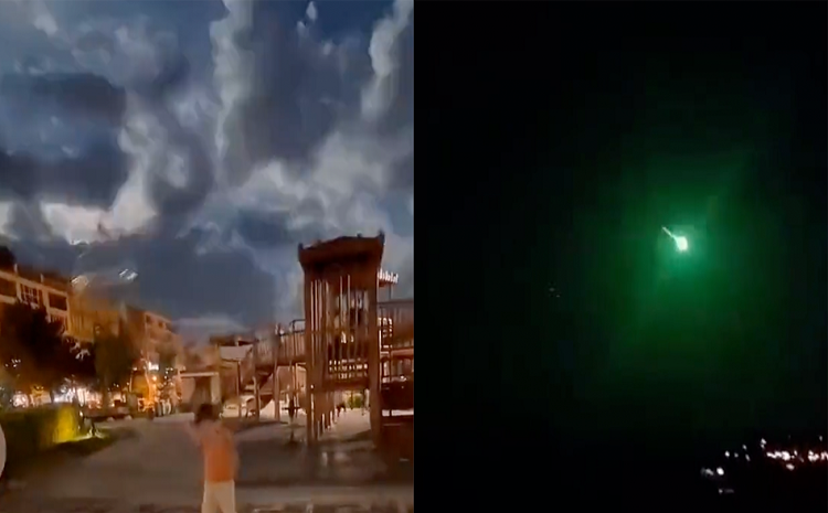 Video| Meteorito iluminó el cielo nocturno de Turquía