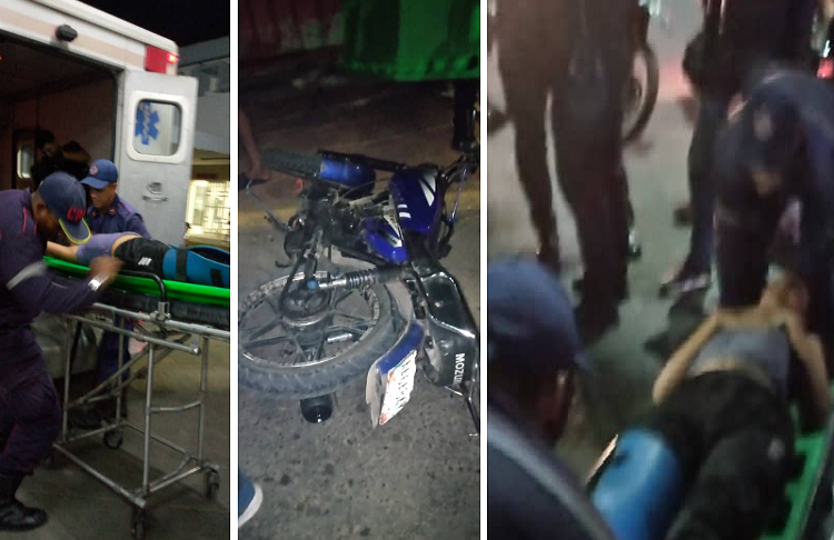 Otros dos accidentes en moto dejan tres lesionados en Coro 