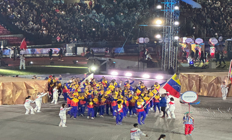 Venezuela brilló en la inauguración de los Juegos Panamericanos Santiago 2023