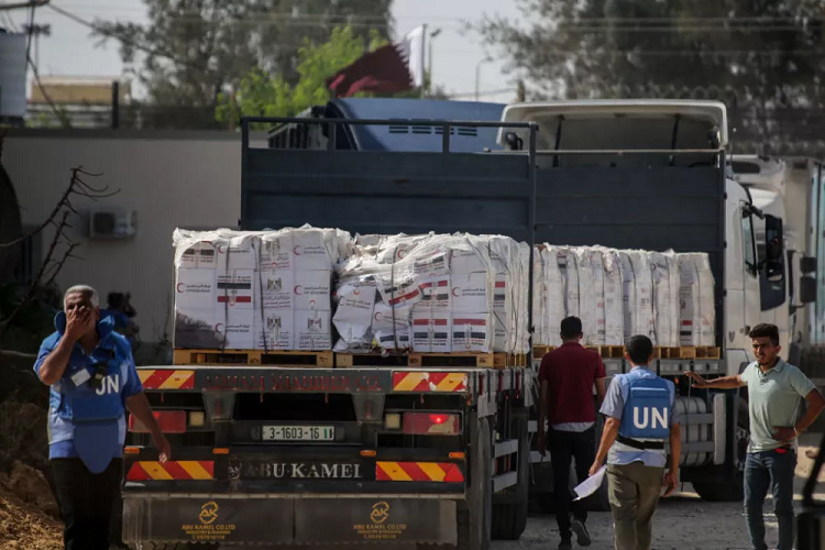 Ayuda humanitaria llegó a Gaza desde Egipto tras reapertura del paso de Rafah