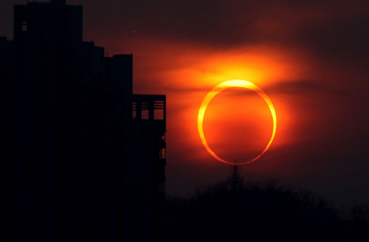 Horas para ver el eclipse solar parcial en Venezuela este sábado 14-Oct (+ recomendaciones) - Cactus24