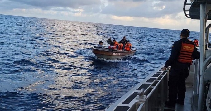 Armada colombiana interceptó a migrantes venezolanos en aguas de San Andrés