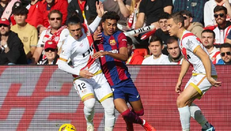 FC Barcelona volvió a tropezar en LaLiga: empate 1-1 ante el Rayo en Vallecas