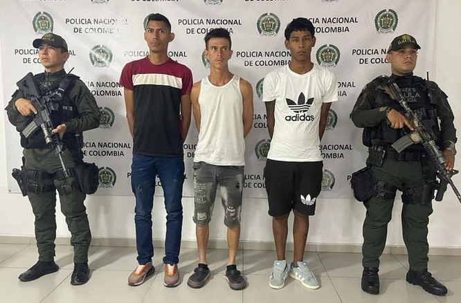 Policía de Cúcuta metió presos a tres integrantes del Tren de Aragua