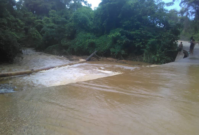 Parroquia La Pastora del municipio Acosta, afectada por las lluvias