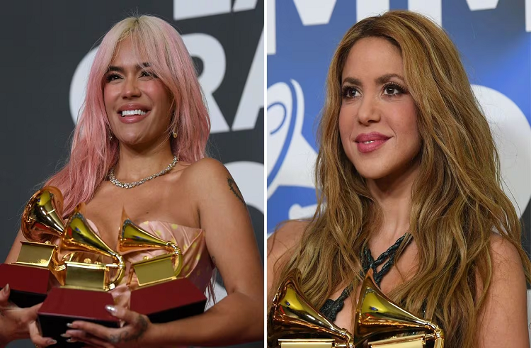 Shakira, Karol G y Natalia Lafourcade arrasaron en los Latin Grammy