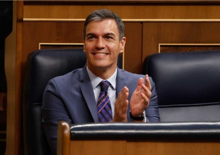 Congreso español reelige a Pedro Sánchez como presidente