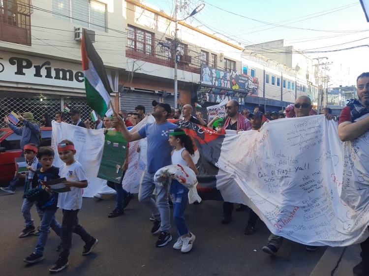 Comunidad árabe de Paraguaná marchó en solidaridad con Palestina