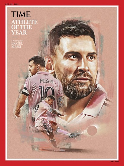 Messi es el atleta del año para la revista Time