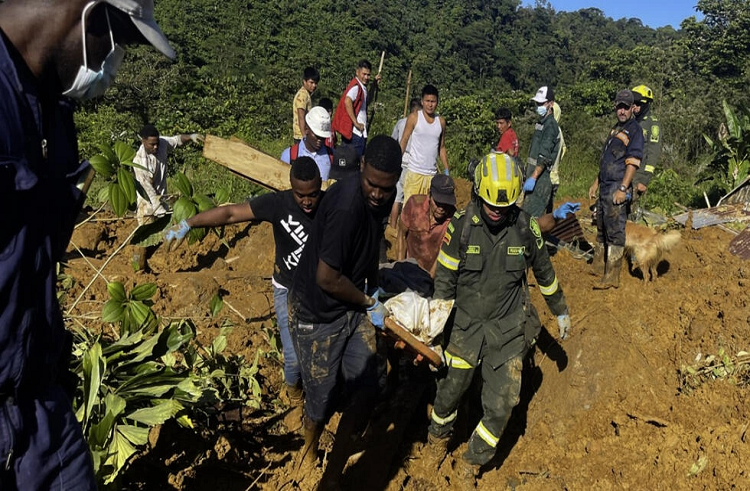 Aumenta a 36 el número de muertos por alud en noroeste de Colombia