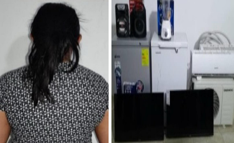 Trabajadora doméstica fue detenida por hurtar 14 mil dólares de su trabajo