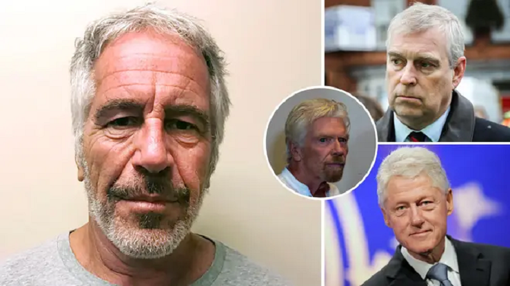 Epstein grabó cintas sexuales del príncipe Andrés, Bill Clinton y Richard Branson, según documentos