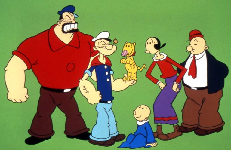Popeye y otros personajes que también serán de dominio público este año
