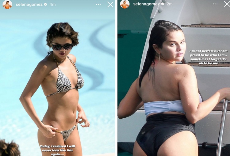 Selena Gomez reflexiona sobre la transformación de su cuerpo