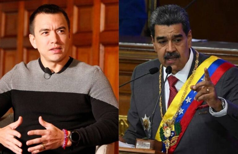 “Gracias pero no gracias”: La respuesta de Daniel Noboa al ofrecimiento de seguridad de Nicolás Maduro