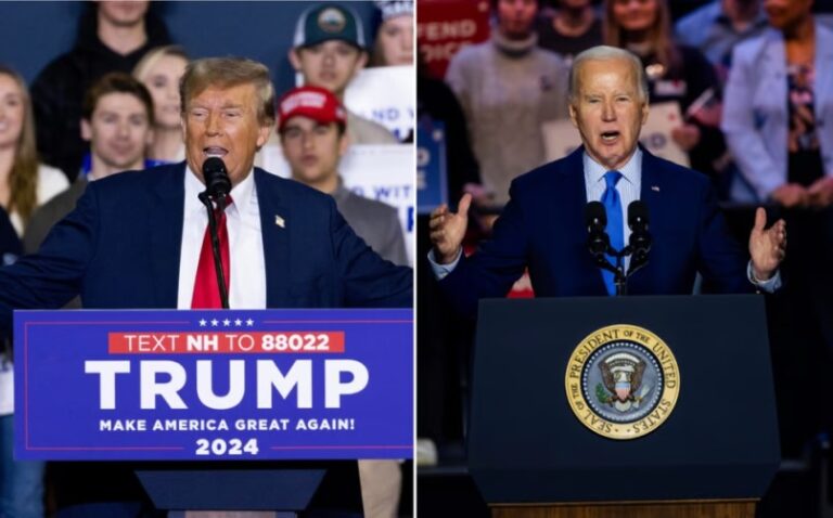 Joe Biden y Donald Trump ganan primarias en New Hampshire
