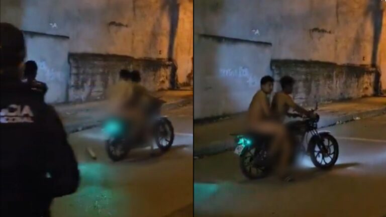 Insólito: Policía en Guayaquil desnuda a dos hombres por ser «pareja» (+Video)