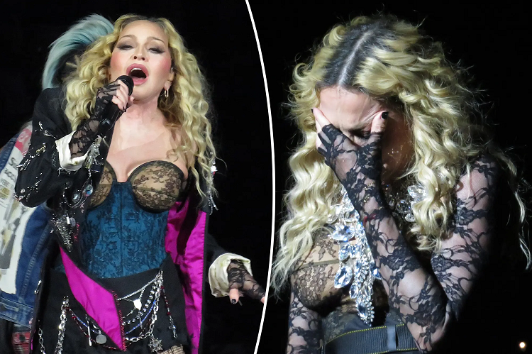 Madonna escupe al público en pleno show y es fuertemente criticada