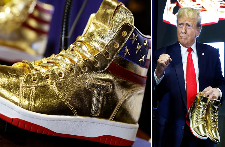 Trump lanza marca de zapatillas «Nunca te rindas»