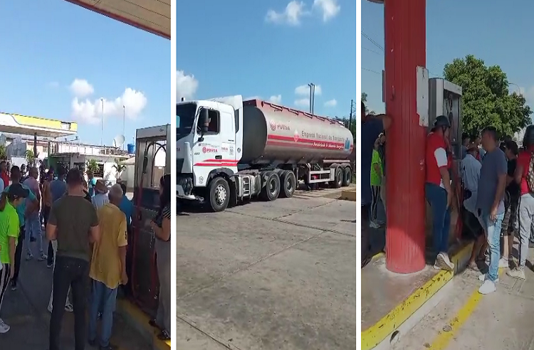Persiste situación de molestia en conductores por despacho de gasolina en ES El Isiro 