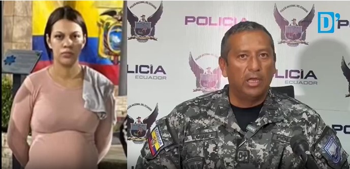 Vídeo: Venezolana detenida por poseer 50 bloques de cocaína tenía siete meses de haber llegado a Ecuador