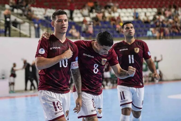 Venezuela vence 4-1 a Paraguay y queda de tercera en la Copa América de futsal