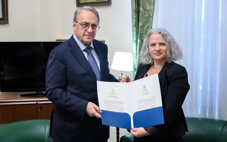 Rusia convoca a la nueva embajadora de Israel