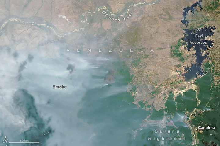 La NASA detectó más de 11 mil incendios en Venezuela
