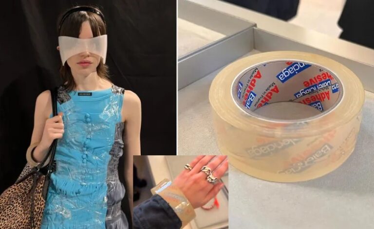 Pulsera de Balenciaga en forma de cinta adhesiva cuesta más de 3 mil dólares