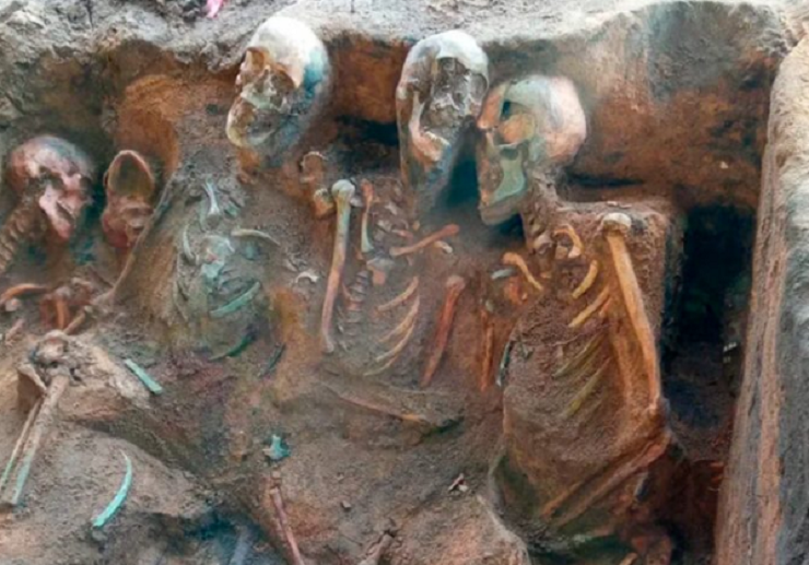 Arqueólogos hallan fosa con más de 1,000 esqueletos en Alemania