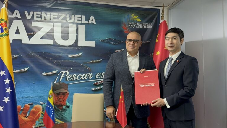 China y Venezuela firman protocolo sanitario para productos pesqueros