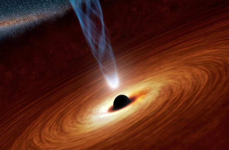 Astrónomos detectan megaerupción de un agujero negro supermasivo en un cúmulo de galaxias distante