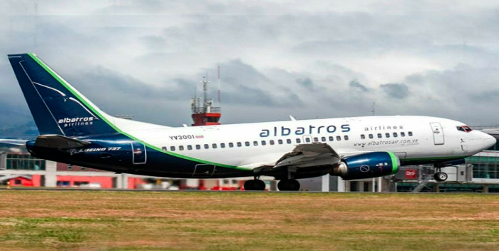 Avión comercial venezolano es confiscado en Curazao