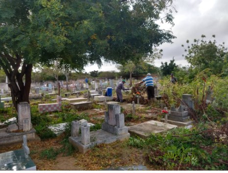 Alcaldía del municipio Falcón inició operativo de limpieza en el cementerio de Pueblo Nuevo y Adícora