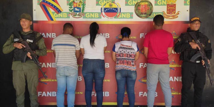 FANB desmantela banda dedicada al tráfico de niños y adolescentes en Sucre