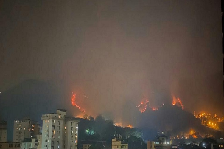 Vargas: La calidad del aire en Venezuela estaría disminuyendo por incendios forestales