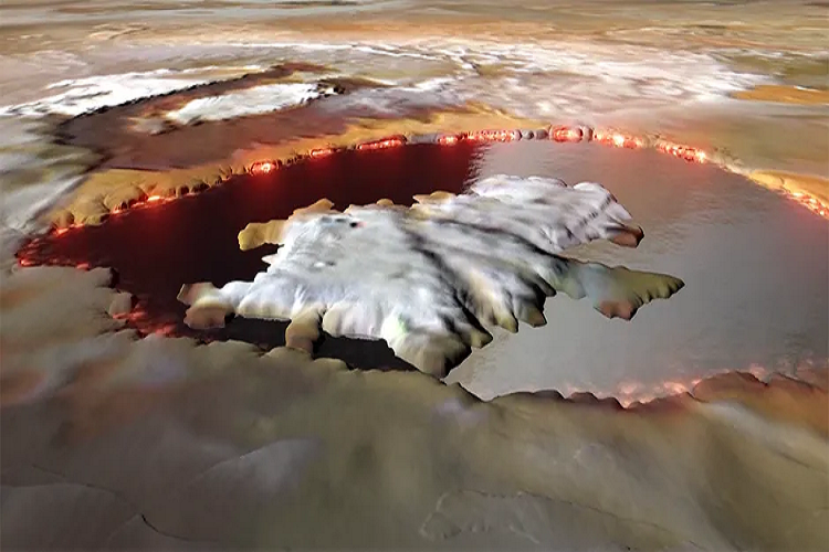 NASA descubre montaña y lago de lava en luna de Júpiter