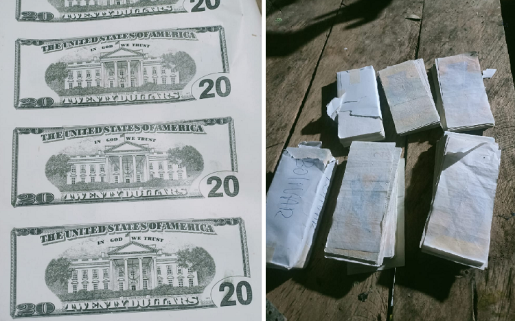 Hallaron billetes venezolanos en fábrica clandestina de dinero falso