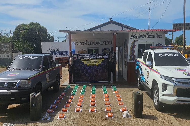 PNB llegó a 226 panelas de droga incautadas en Falcón con las 50 de El Serrador de Tocópero